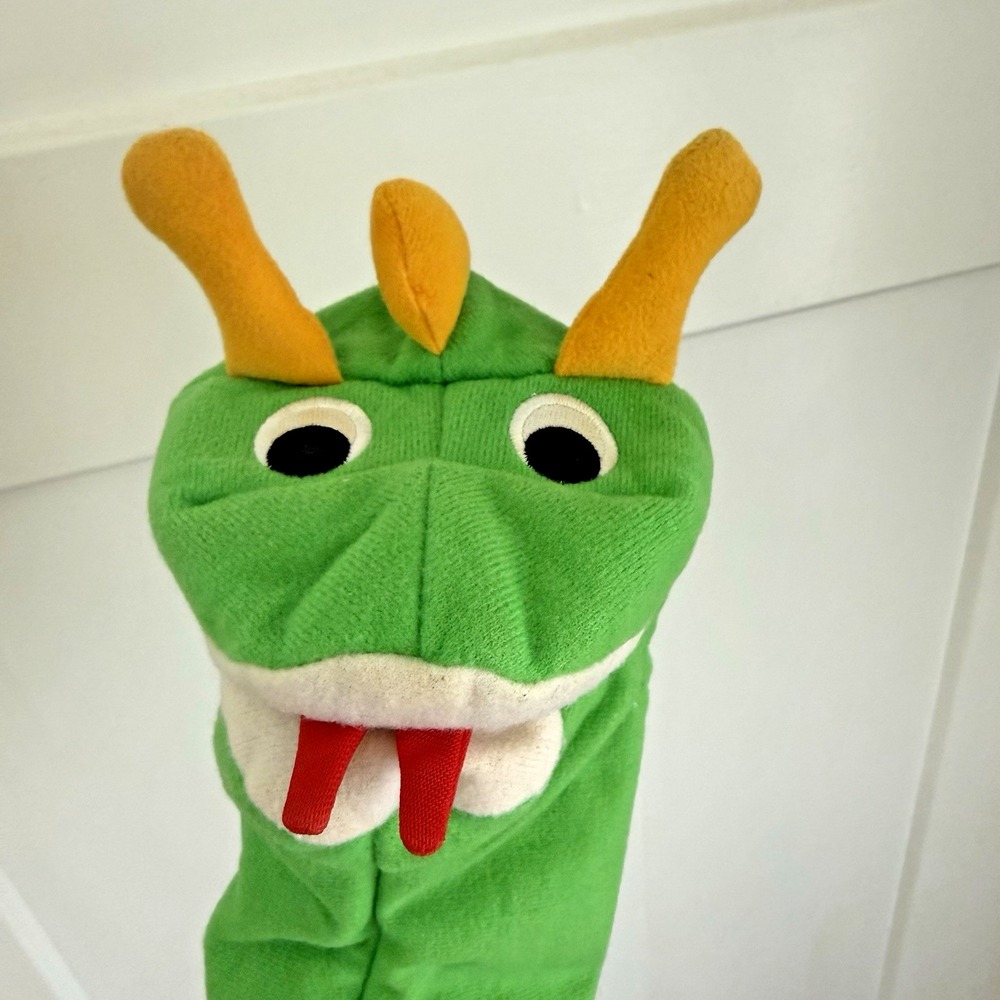 RARE Baby Einstein Bard Dragon Hand Puppet Graco DiscoverPlay Exersaucer 10"